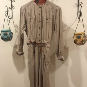 Vintage Liz Claiborne safari dress